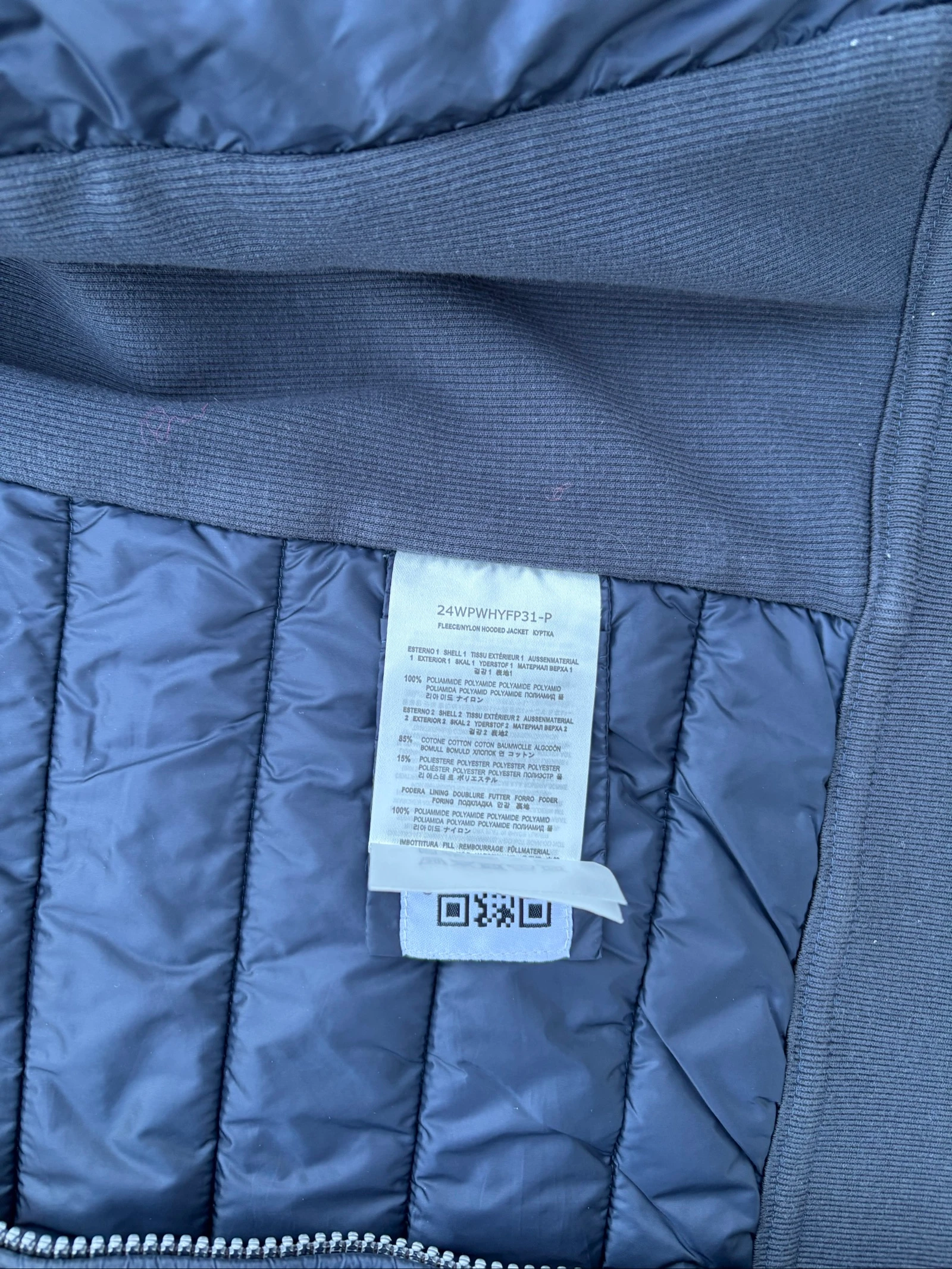 Chaqueta Cardigan Parajumpers Azul marino mujer talla M – photo 11